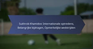 Sukhrob Khamidov: Internationale optredens, Belangrijke bijdragen, Opmerkelijke wedstrijden